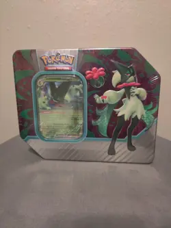 Pokemon Scarlet & Violet TCG -Paldea Partners Tin Meowscarada Ex -Factory Sealed - Image 1