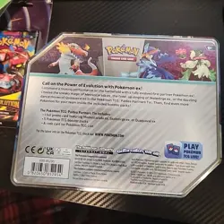Sealed Pokemon TCG Paldea Partners Tin featuring Skeledirge ex - Image 2