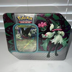 Paldea Partners Meowscarada ex Tin (Pokemon) Sealed Pokemon - Image 1