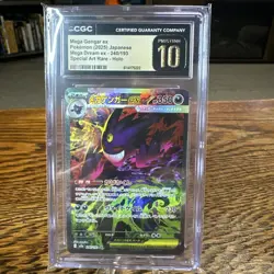Pokemon Mega Gengar ex CGC 10 PRISTINE 240/193 Special Art Rare sar Mega Dream - Image 1