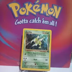 Scyther Jungle 10/64 Holo Unlimited (DMG) pokemon tcg - Image 1