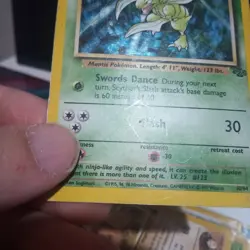 Scyther Jungle 10/64 Holo Unlimited (DMG) pokemon tcg - Image 2