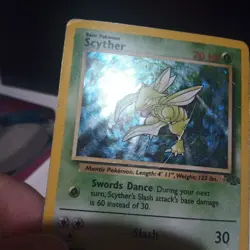 Scyther Jungle 10/64 Holo Unlimited (DMG) pokemon tcg - Image 4