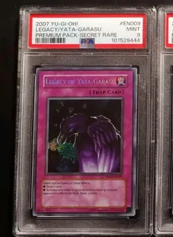 PSA 9 Yu-Gi-Oh! 2007 Legacy of Yata-Garasu PP01-EN009 Secret Rare Yugioh [PSA] - Image 1