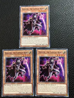 Disguise, The Copycat Hero (X3) DOOD-EN081 Yugioh 1st Edition (New) - Image 1