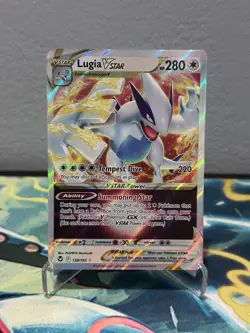 Lugia Vstar 139/195 Silver Tempest NM Full Art Pokemon Card - Image 2