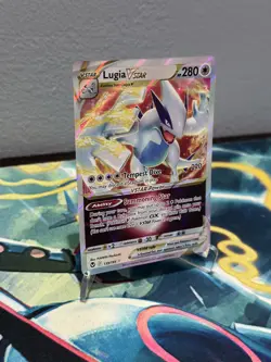 Lugia Vstar 139/195 Silver Tempest NM Full Art Pokemon Card - Image 3