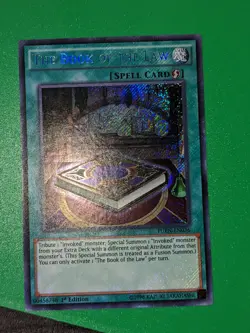 Yu-Gi-Oh! The Book of the Law - FUEN-EN036 - Secret Rare - 1st Edition Near M - Image 1