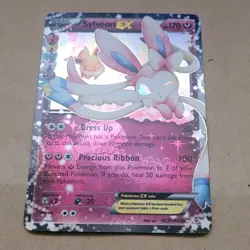 POKEMON PROMO CARD - RADIANT COLLECTION - SYLVEON EX RC21/RC32 (HOLO) RARE NM - Image 1