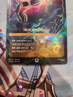 Disney Lorcana - The Black Cauldron (Enchanted) 225/204 - Whispers in the Well - Image 4