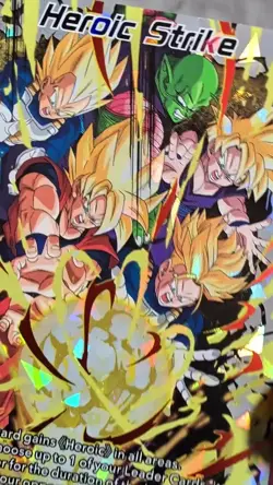 Heroic Strike BT8-133 NHR Dragon Ball Super Card Game Foil NM Noble Hero Rare #2 - Image 2