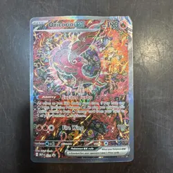 Oricorio EX #24 Mega Evolution Phantasmal Flames Black Star Promo Card - Damaged - Image 1