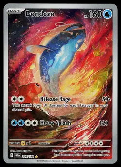 Pokemon Card - Dondozo Scarlet & Violet 207/198 Illustration Rare 2023 - Image 1