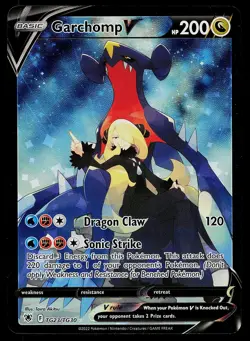 Pokemon Card - Garchomp V Astral Radiance Trainer Gallery TG23/TG30 Holo Rare V - Image 1