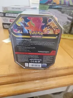 Pokemon Trading Card Game TCG Mega Charizard X Ex Tin Factory Sealed - Image 2
