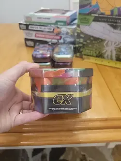 Pokemon Trading Card Game TCG Mega Charizard X Ex Tin Factory Sealed - Image 4