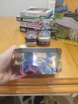 Pokemon Trading Card Game TCG Mega Charizard X Ex Tin Factory Sealed - Image 5