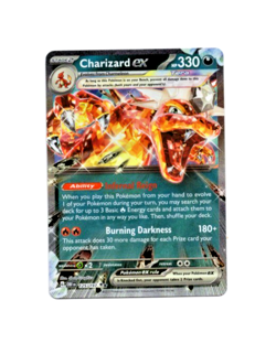 Pokemon Obsidian Flames CHARIZARD EX 125/197 Holo Double Rare Card MINT-NM - Image 1