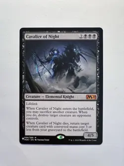Cavalier of Night - MTG The List: Core Set 2020 - NM - Image 1