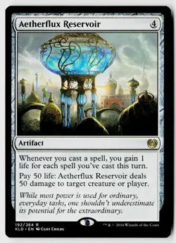 MTG Kaladesh #192 Aetherflux Reservoir Rare - Image 1