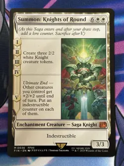 MTG - 1x Summon: Knights of Round - Final Fantasy NM - Image 1