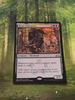 GRN Guilds of Ravnica Foil Promo 123/259 Beast Whisperer - Image 1