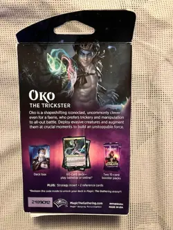Magic The Gathering Throne of Eldraine Oko, The Trickster Planeswalker Deck - Image 2