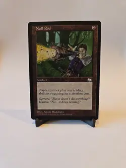 MTG Null Rod #2 Ultimate Artifact Lockdown Weatherlight. MP Condition - Image 1