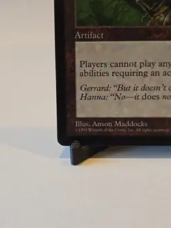 MTG Null Rod #2 Ultimate Artifact Lockdown Weatherlight. MP Condition - Image 3