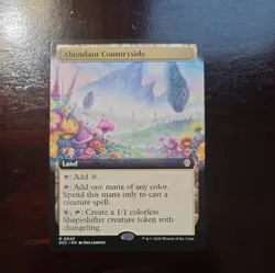 MTG Lorwyn Eclipsed-Commander: Abundant Countryside(Extended Art) - Image 1