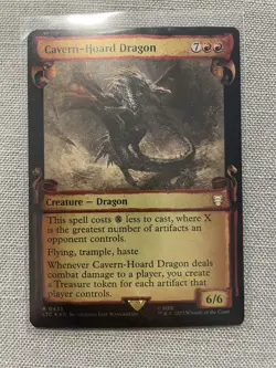 Cavern‑Hoard Dragon LTC 433 | Showcase | NM | MTG Commander | Treasure Engine - Image 1