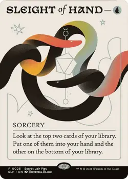 1 x Sleight of Hand - Pro Tour Promo - Secret Lair - NM-Mint - MTG - Image 1