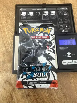 Heavy 23.0g! Pokemon TCG SV 10.5 Black Bolt Booster Pack Sealed!God PackU! - Image 3
