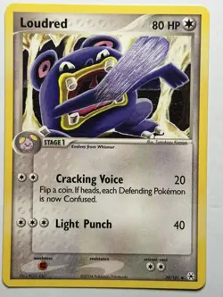 Loudred Hidden Legends 39/101 LP-NM Pokemon card - Image 1
