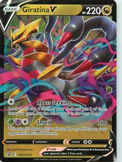 Pokemon TCG: Giratina V SWSH259 SWSH: Sword & Shield Promo Card Holo NM - Image 1