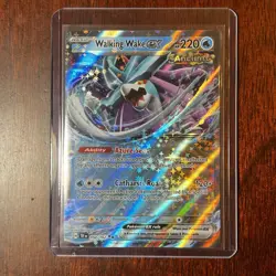 Pokemon TCG Walking Wake EX Holo Double Rare Card 050/162 Temporal Forces - Image 1