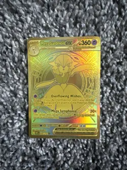 Pokemon Golden Mega Gardevoir EX 187/132 Mega Evolution Gold Hyper Rare Holo NM - Image 1