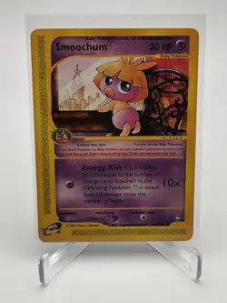 2003 Pokemon Smoochum Aquapolis E-Reader 61/147 Uncommon LP TCG Nintendo WOTC - Image 1