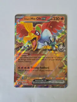 Ethan's Ho-Oh ex 039/182 Double Rare Destined Rivals Pokemon Holo Near Mint - Image 1