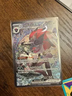 N's Zoroark EX 286/217 Ascended Heroes Special Illustration Rare Pokemon TCG NM - Image 1