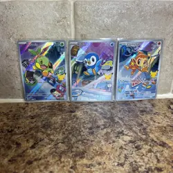 Pokemon TCG Chimchar, Turtwig, Piplup First Partner Illustration Collection 2026 - Image 1