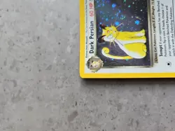 Dark Persian 17 Holo Black Star Promo WOTC Pokemon Card ~ BIG SWIRL💫 Top Right - Image 4