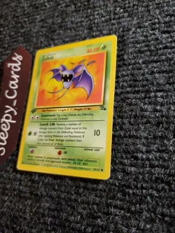 Pokemon TCG Zubat 1st Edition 57/62 Fossil NM - Image 2