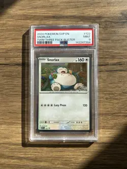 2024 Pokemon SVP Promo Twilight Masquerade 122 | Snorlax PSA 9 🐉💎 - Image 1