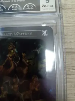 Amazon Warriors Sorcery Beta Foil Promo Card PCG 9 Alpha Investments - Image 4