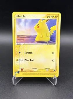 Pokemon Pikachu 72/100 - EX Sandstorm Non Holo Common 2003 - LP - Image 1