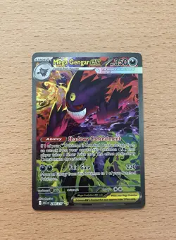 Pokemon TCG Mega Gengar Ex 284/217 Special Illustration Rare SIR Ascended Heroes - Image 1
