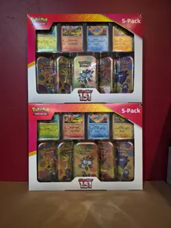 (Lot Of 2) Pokemon 151 Costco Mini Tin Bundle Factory Sealed - Image 1