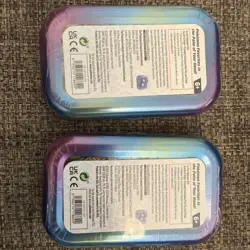 Pokemon Scarlet & Violet Prismatic Evolutions SEALED Mini Tin (2 Tins) - Image 2