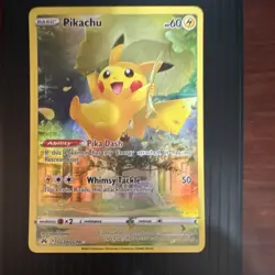 Pokemon Pikachu Crown Zenith Galarian Gallery Ultra Rare Holo GG30 Basic HP60 - Image 1